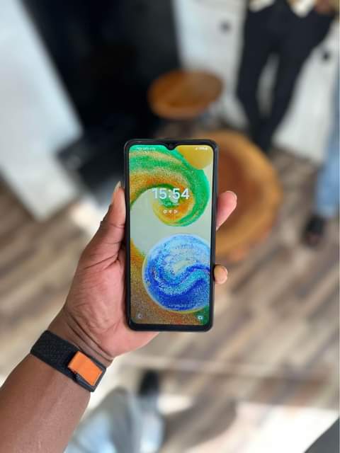 A picture of Samsung A04s Storage 64GB GB4 Ram Bei Tsh 190 000