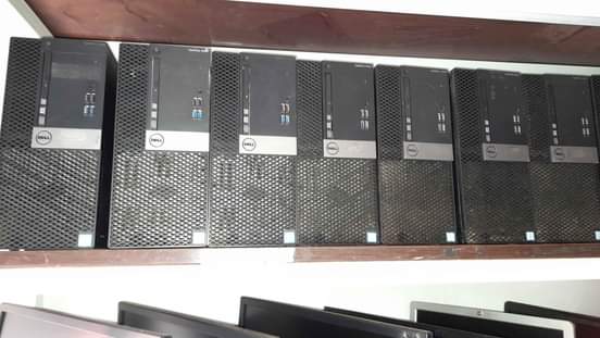 A picture of Core i5 7th and 8th gen dell optiplex desktop at