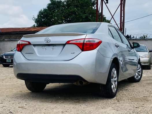 A picture of Belgium A Foreign Used Corolla le 2014 Model With Custom