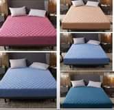 A picture of Mattress protectors available in different sizes and colours
