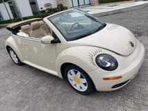A picture of DIRECT TOKUNBO FOREIGN USED 2008 VOLKSWAGEN BEETLE CONVERTIBLE FOR SALE