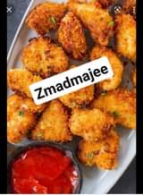 A picture of Curry nugts Crispy nuggets chickn