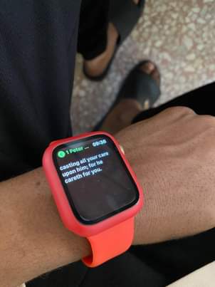 A picture of X6 smart watch
