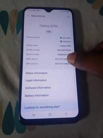 A picture of Samsung A30s