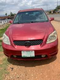 A picture of Super distress Toyota Matrix 2004 model for Sale Engine and
