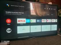 A picture of Hisense smart android 32 inches setlite tv on sale