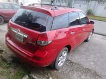 A picture of Very sharp deal Red Toyota Matrix 2005 Engine 100 Gear