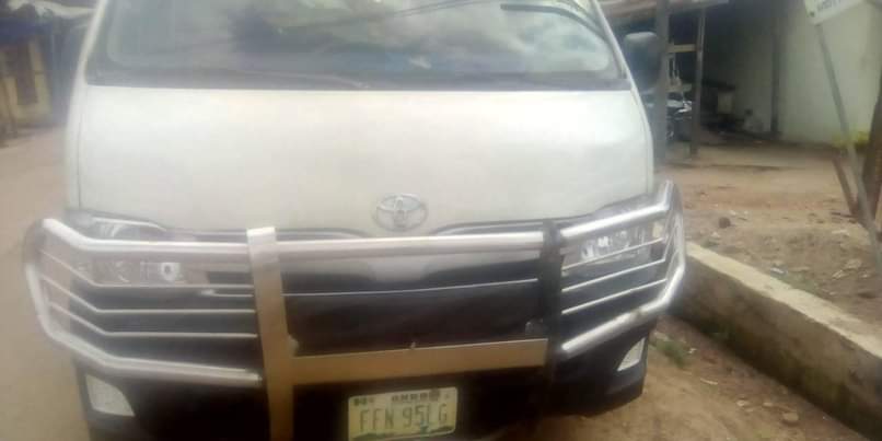 A picture of Toyota Hummer bus