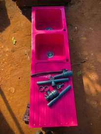 A picture of FIBERGLASS KITCHEN SINK