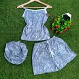 A picture of 3in1 Nightwears With Bonnet Stock Quality 