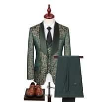 A picture of Men s Jacquard Suit Wedding Dress Groom Suit