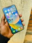A picture of iPhone XS Max with slight crack 64Gb at 550k