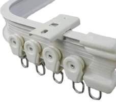 A picture of Curtains rods and rails.