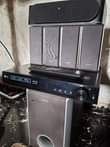A picture of LG Home theatre sound system.