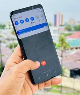 A picture of Samsung galaxy s9 plus