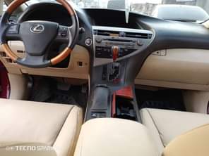 A picture of Highest grade Lexus RX 350 2011 model everything is intact