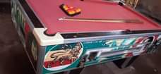 A picture of pool table