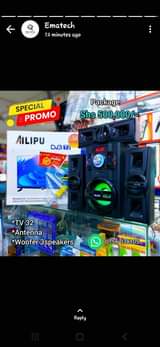 A picture of Ailipu HAMPER 32inch tv woofer and free ANTENNA