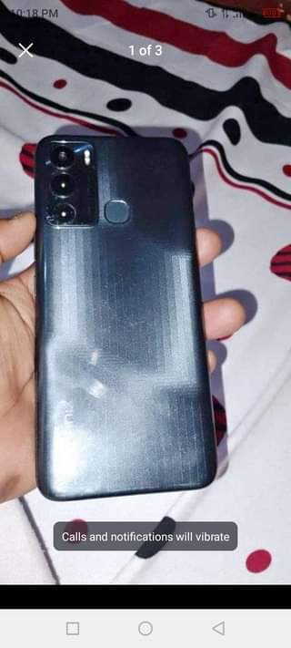 A picture of Hot 10i ram 3 gb 32