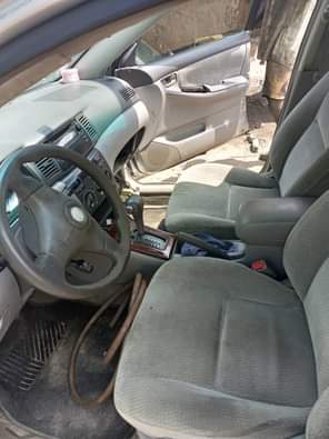 A picture of Toyota Corolla for sale and everything is working perfectly well