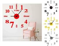A picture of DIY INTERIOR DECORATION WALL CLOCK