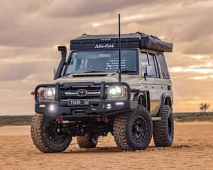 A picture of Bull Bar Bumper to suit Land cruiser 76 7 8