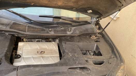 A picture of Lexus RX350 2013 Black Untouched Engine and Gear Ac freezing