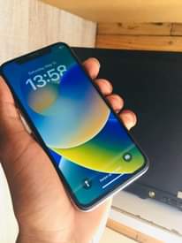 A picture of iPhone X very neat