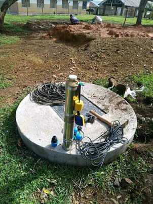 A picture of Borehole or pressure pump well