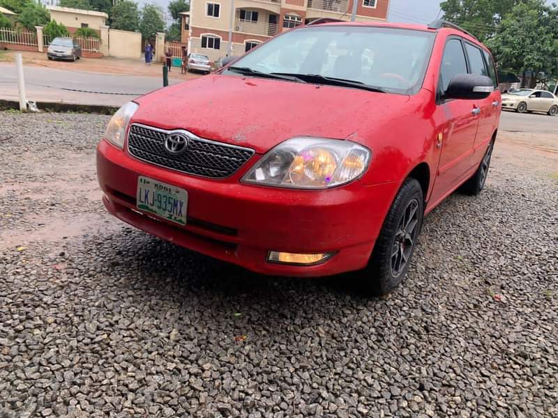 A picture of SHARP DISTRESS An Extremely Clean Toyota Corolla wagon with very