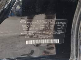 A picture of Belgium grade 2016 Hyundai Sonata for sale Everything soft Price