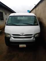 A picture of Toyota hiace bus