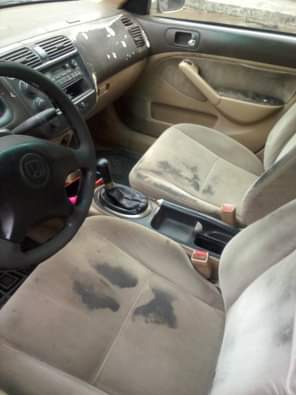 A picture of Honda civic 2003 model up for grab Engine is working