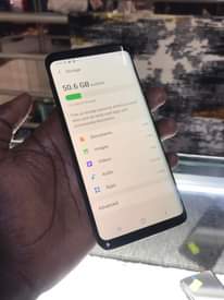 A picture of samsung galaxy S9 storage
