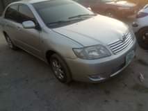 A picture of Toyota Corrola Bank type 2006 model Super clean body and