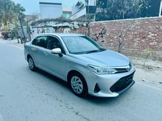 A picture of Toyota Axio Hybrid Model 2018 import 2022 RA Grade Auction