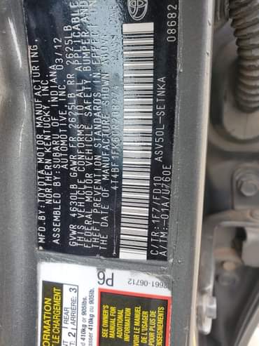 A picture of Jamaica deal 2012 Toyota Camry XLE super sound engine smooth