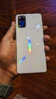 A picture of Samsung s20 plus 5G with lines 128gb storage 12gb ram