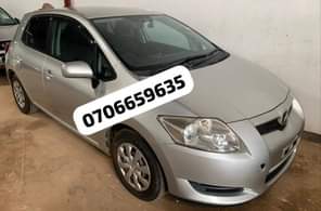 A picture of Toyota auris automatic transmission Petrol 5 seater Low Mileage Good