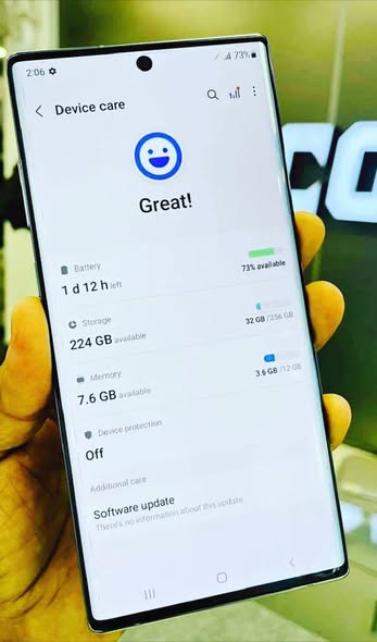 A picture of GALAXY NOTE 10