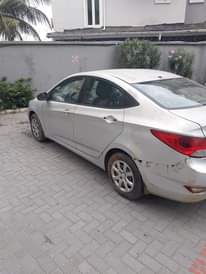 A picture of Hyundai accent 2012 model