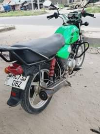 A picture of Tvs star 125 inakuja na bei kitonga sana yani Laki