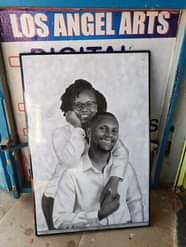 A picture of Suprise yo loved ones on there birthdays with a portrait
