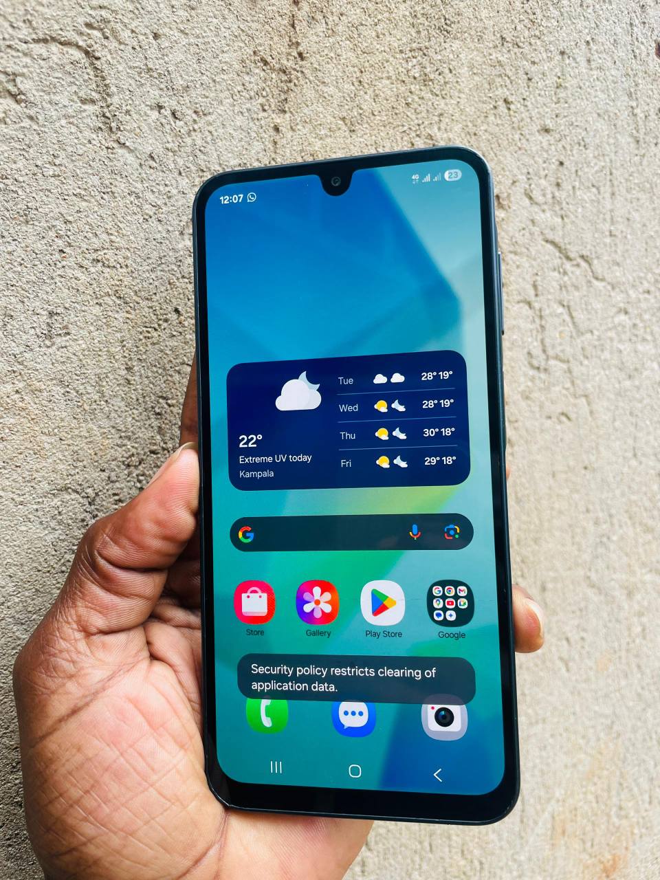 A picture of SAMSUNG GALAXY A16 5G MINOR CRACK