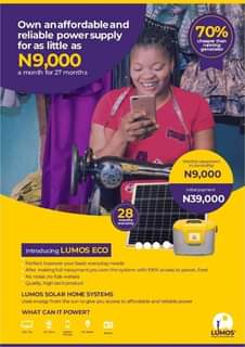 A picture of MTN LUMOS SOLAR ELECTRICITY