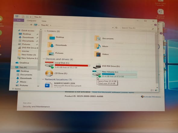 A picture of Computer