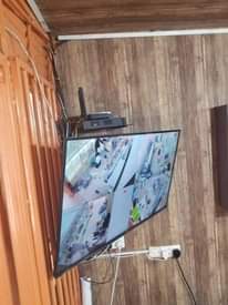 A picture of CCTV Surveillance cameras installation