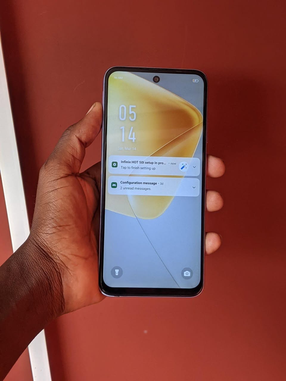 A picture of Infinix hot 50 gb 128