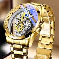 A picture of luxury skeleton watch
