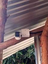 A picture of CCTV camera installation